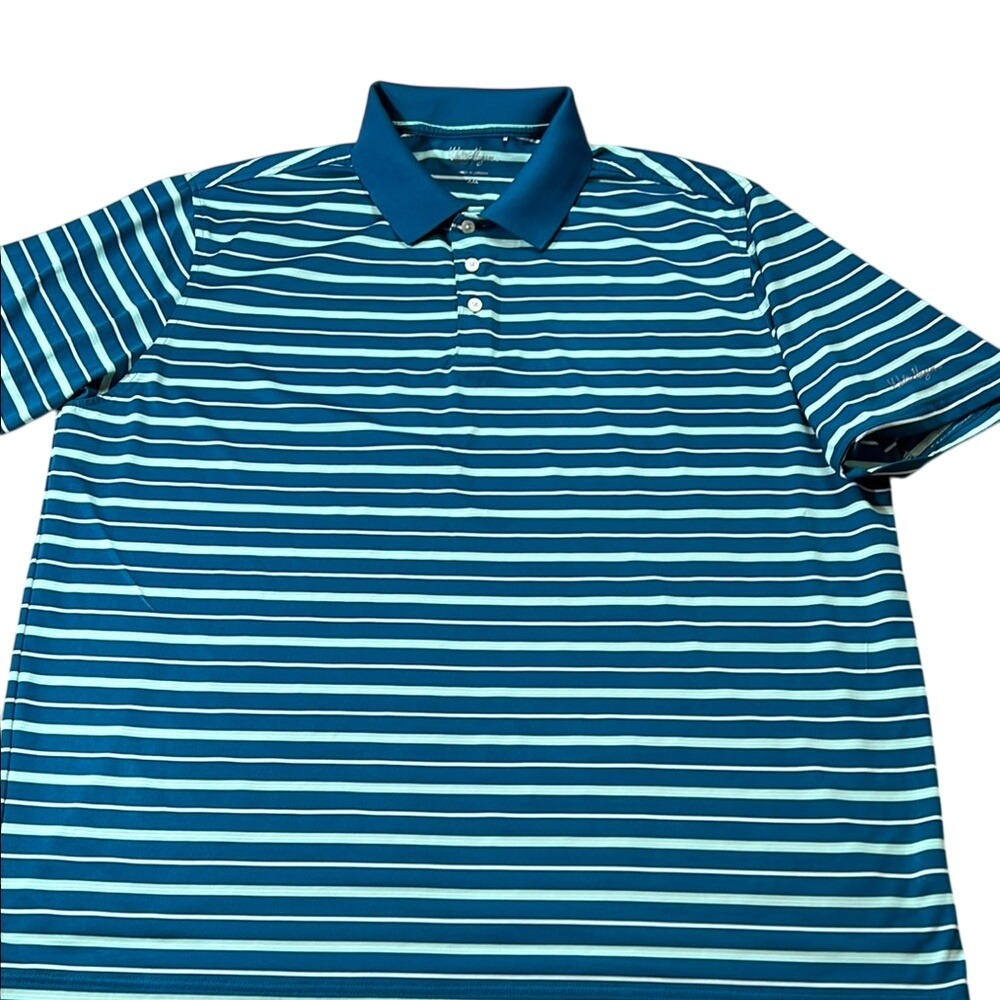 Walter Hagen Striped Golf Polo Shirt Performance XXL